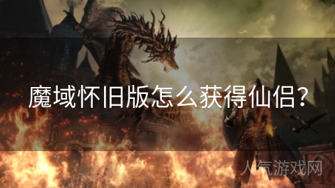 魔域怀旧版怎么获得仙侣？