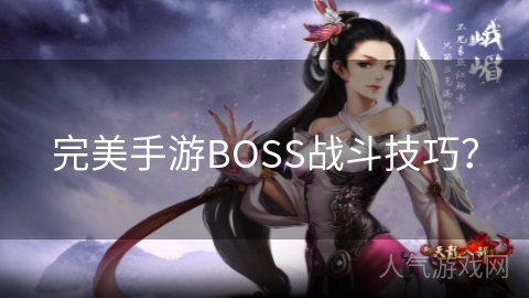 完美手游BOSS战斗技巧？