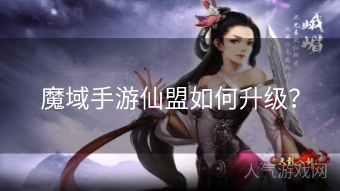 魔域手游仙盟如何升级？