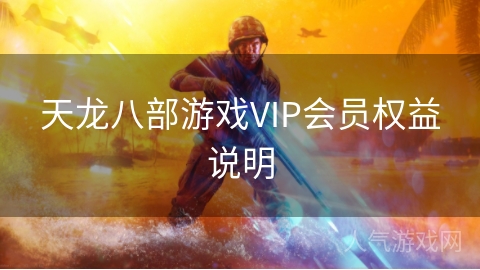 天龙八部游戏VIP会员权益说明